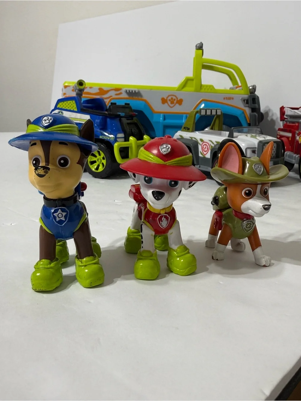 Paw Patrol Jungle Rescue Terrain Vehicle w/Chase + Marshall + Trackers Cruisers